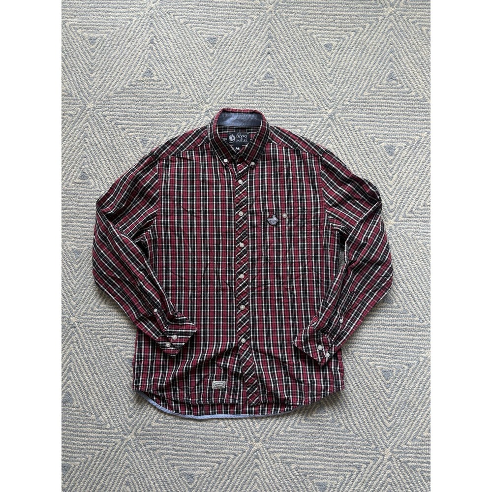 Crooks and Castles Long Sleeve Button Shirt - Multicolor Plaid - Medium